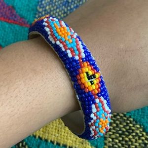 Beaded Cuff/ Bangle Bracelet